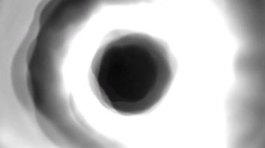 Işık ve gölgenin soyut tünel girdabı, bilinmeyene doğru dinamik bir yolculuk..