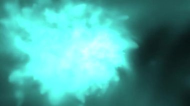 Parlayan enerji patlamaları uzayın derinliklerinde dinamik girdap etkisi yaratır.