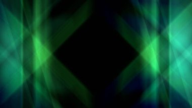 Dinamik yeşil ışık çizgileri modern teknoloji ve tasarım için soyut, geleceksel bir arkaplan oluşturur