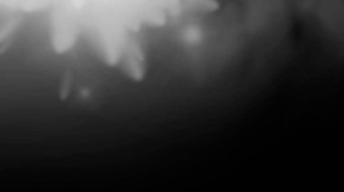 Yumuşak ışık ve dramatik gölgelerle soyut siyah ve beyaz ruhani arkaplan derinlik yaratır