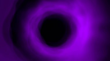 Soyut tasarım, kozmik altyapı ve modern sunumlar için gizemli karanlık merkezli dramatik mor girdap