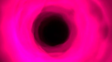 Canlı pembe soyut ışık girdabı, karanlık merkezli, büyüleyici hareket bulanıklığı.