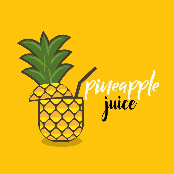 Embrassez Esprit Tropical Avec Notre Logo Ananas Aux Couleurs Vives — Image vectorielle