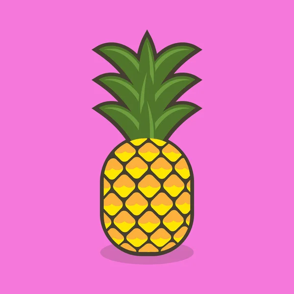 Logo Ananas Capture Essence Douceur Délice Avec Son Design Juteux — Image vectorielle