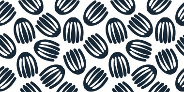 Renkli soyut çiçek desensiz desen tasarımı. 