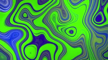 Dönen Yeşil Sıvı Hareket canlandırılmış video arkaplanı