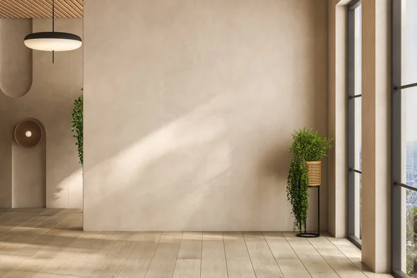 Beton duvarlı boş oda 