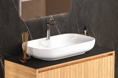 Banyo içi, 3 boyutlu. 