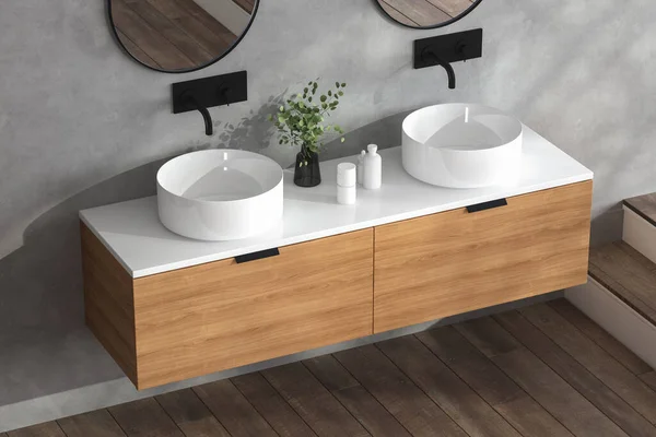 Moderní Design Interiéru Koupelny — Stock fotografie