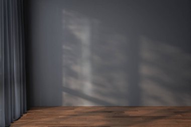 İçi boş ahşap pencereli, 3 boyutlu..