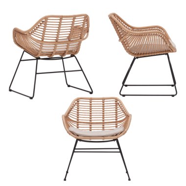 izole kırpma yolu ile beyaz arka plan üzerinde kanepe