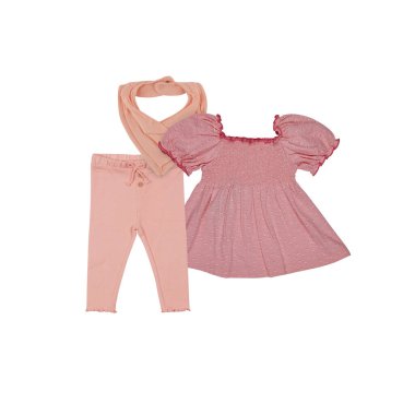 kırpma yolu ile beyaz arkaplanda izole giysiler