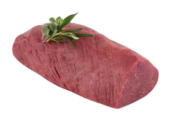 Porc Frais Coupé Morceaux Steak Prêt Être Grillé Avec Découpé — Photo