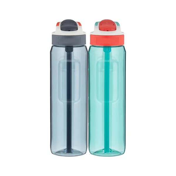 Пляшка Вакуумної Води Ізольована Фонова Група — стокове фото
