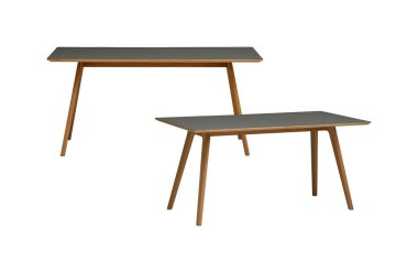 Modern ahşap tablo kırpma yolu ile beyaz arkaplan izole