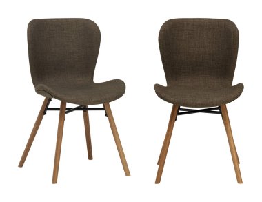 Modern sandalye kırpma yolu ile beyaz arkaplanda izole