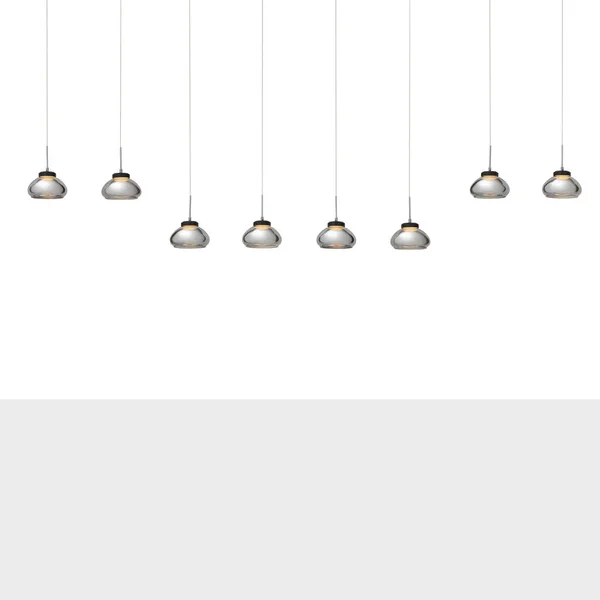 Ceiling Lights Isolated White Background Clipping Path — Stock Photo, Image