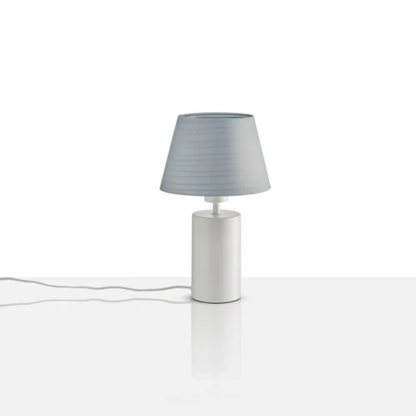 Lampa Stołowa Czytanie Dekoracji Sypialni Izolowane Białym Tle Ścieżka Wycinania — Zdjęcie stockowe