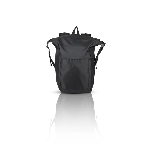 Reisetaschen Rucksack Stofftasche Schatten Overlay Isoliert Auf Hintergrund Mit Ausgeschnittenen — Stockfoto