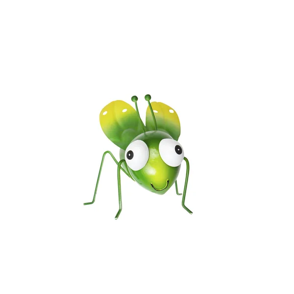 Kobylka Železo Izolované Bílém Pozadí Vystřiženým — Stock fotografie