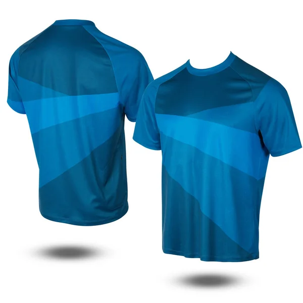 Cycling Sports Shirt Cut Out Isolated White Background Clipping Path — Stock Photo, Image