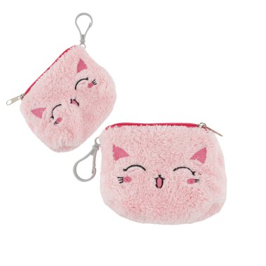 Gülen yüz iplik torbası kırpma yolu ile izole edilmiş beyaz arkaplanı kes