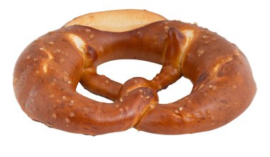 Fırın ekmeği kırpma yolu ile izole edilmiş beyaz arkaplanı keser