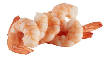 Sıraya dizilmiş ızgara Karides