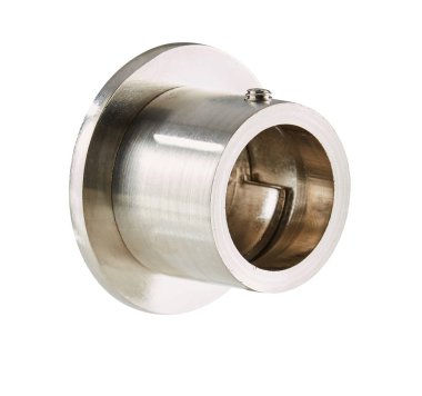 çelik boru kesme yolu ile izole beyaz arkaplan