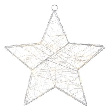 yıldız ışığı kablosu kırpma yolu ile izole edilmiş beyaz arkaplanı kes