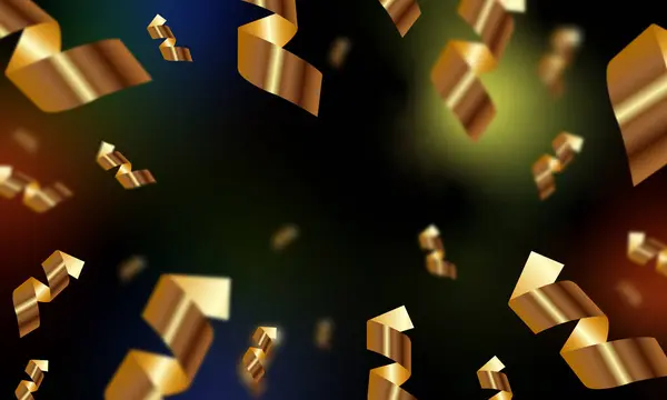 Mutlu noeller. Konfeti ve ışıklarla donatılmış arka plan