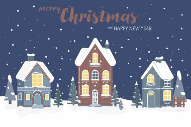 İskandinav tarzında kusursuz bir arka plan şekli. Noel desenli köknar ağaçları ile döngülenmiş desen.