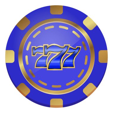 Kazanan 777 numaralı kumarhane fişi.. 