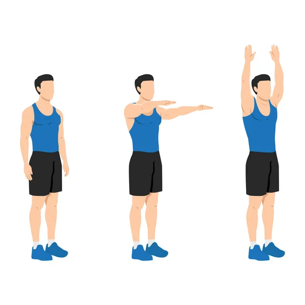 Man doing boxing moves exercise. Jab Cross Hook and Uppercut movement.  Shadow boxing. 26394915 Vector Art at Vecteezy
