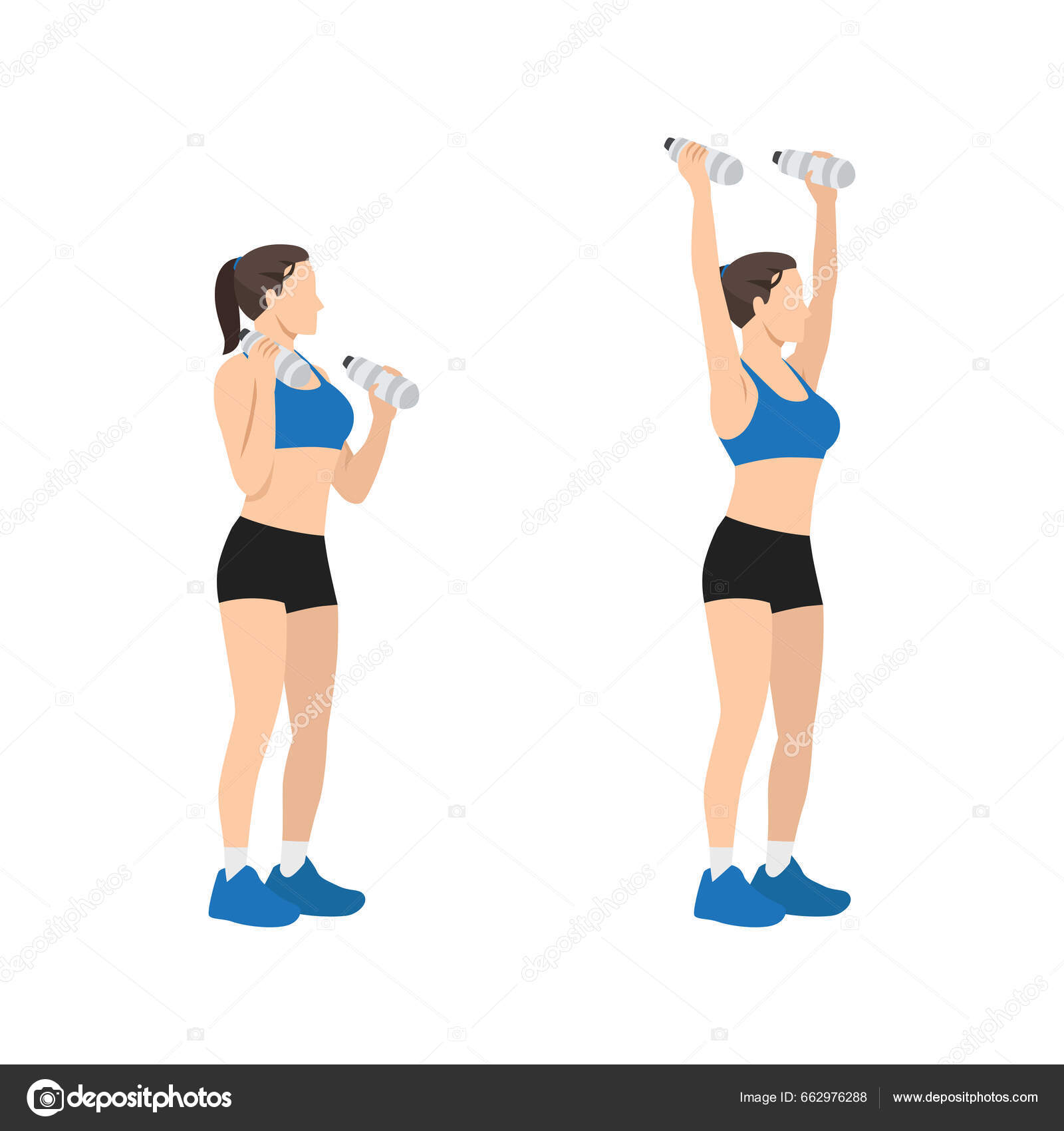 Press Ejercicios De Hombro Con Peso Corporal Ejercicios Con