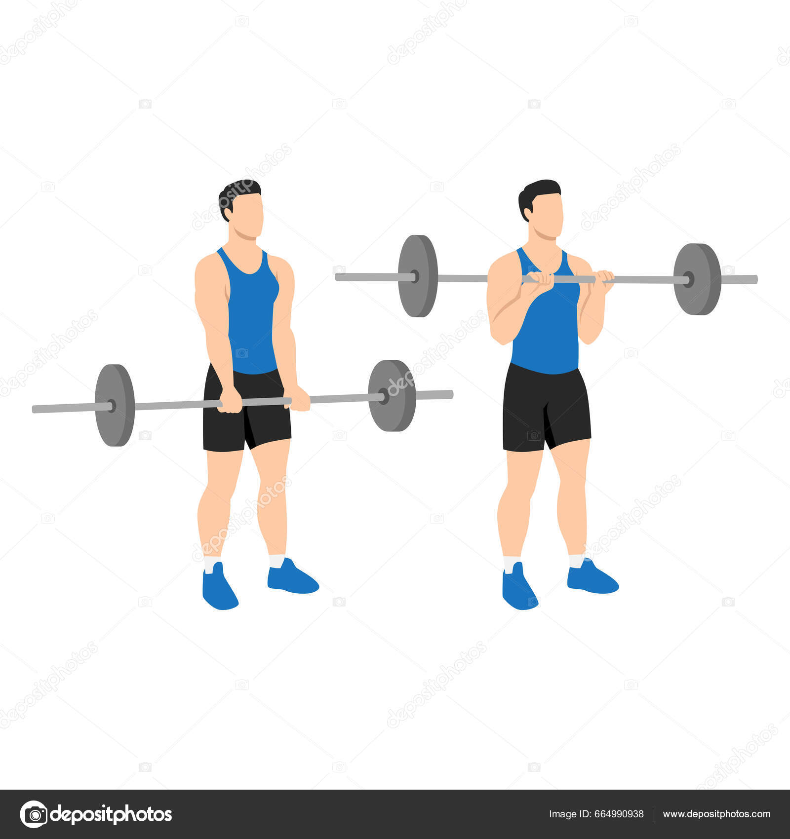 Barra Olimpica Barra Z De Pesas Barra Pesas Barra Olimpica Biceps - Main Image