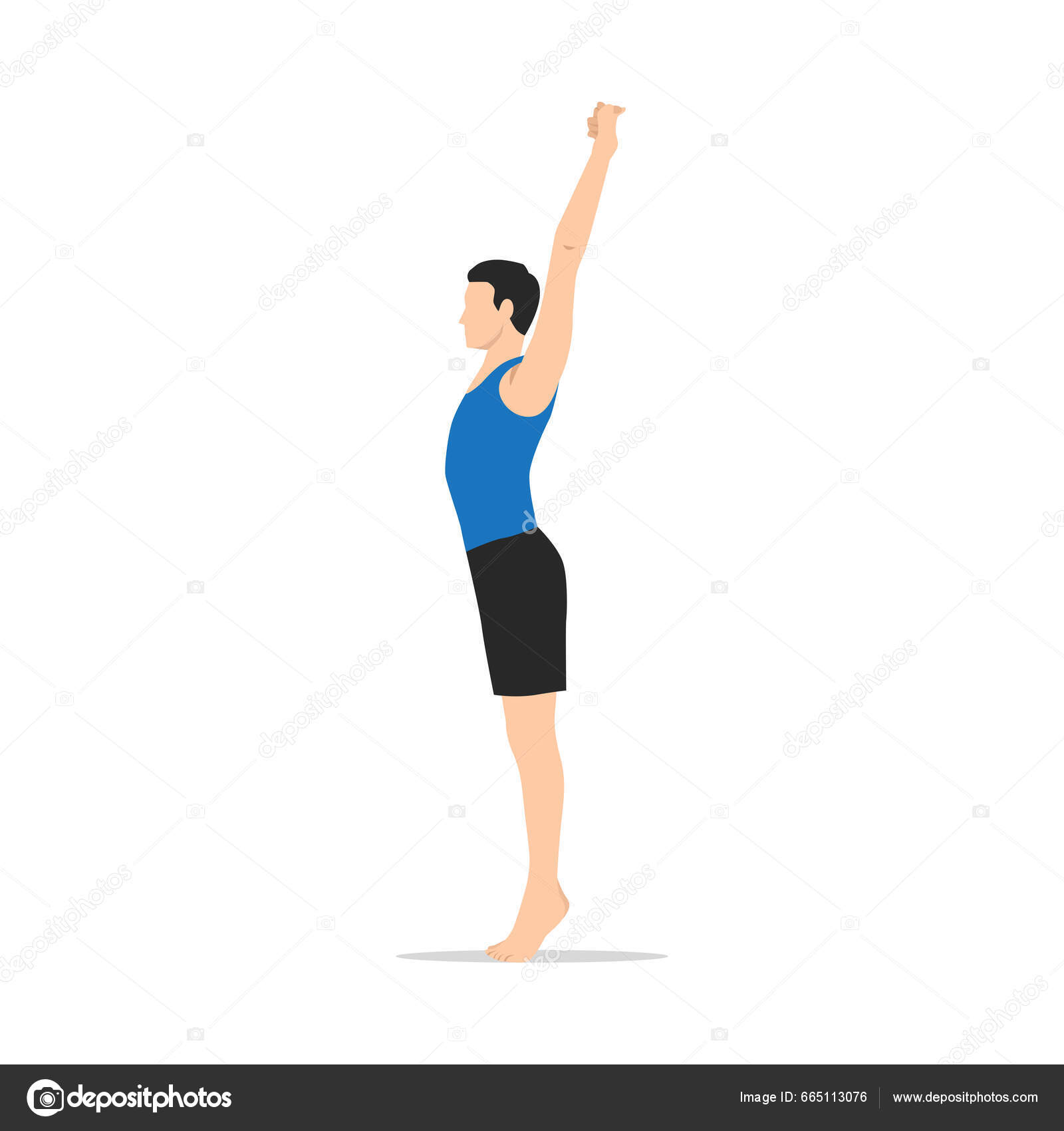 The work we have to do with the body in Urdhva Hastasana is almost the same  as in Tadasana, so the previous posts … | Learn yoga poses, Thigh muscles,  Yoga training
