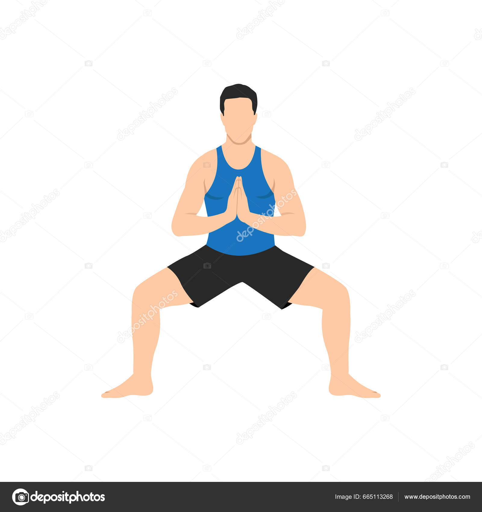 Yoga Reverse Prayer Stretch Paschim Namaskarasana – Medical Stock Images  Company