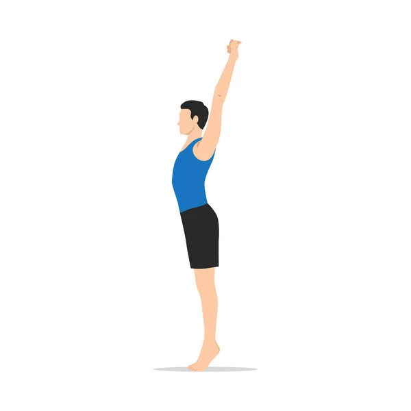 Swaying Palm Tree (Tiryaka Tadasana) – Yoga Poses Guide by WorkoutLabs