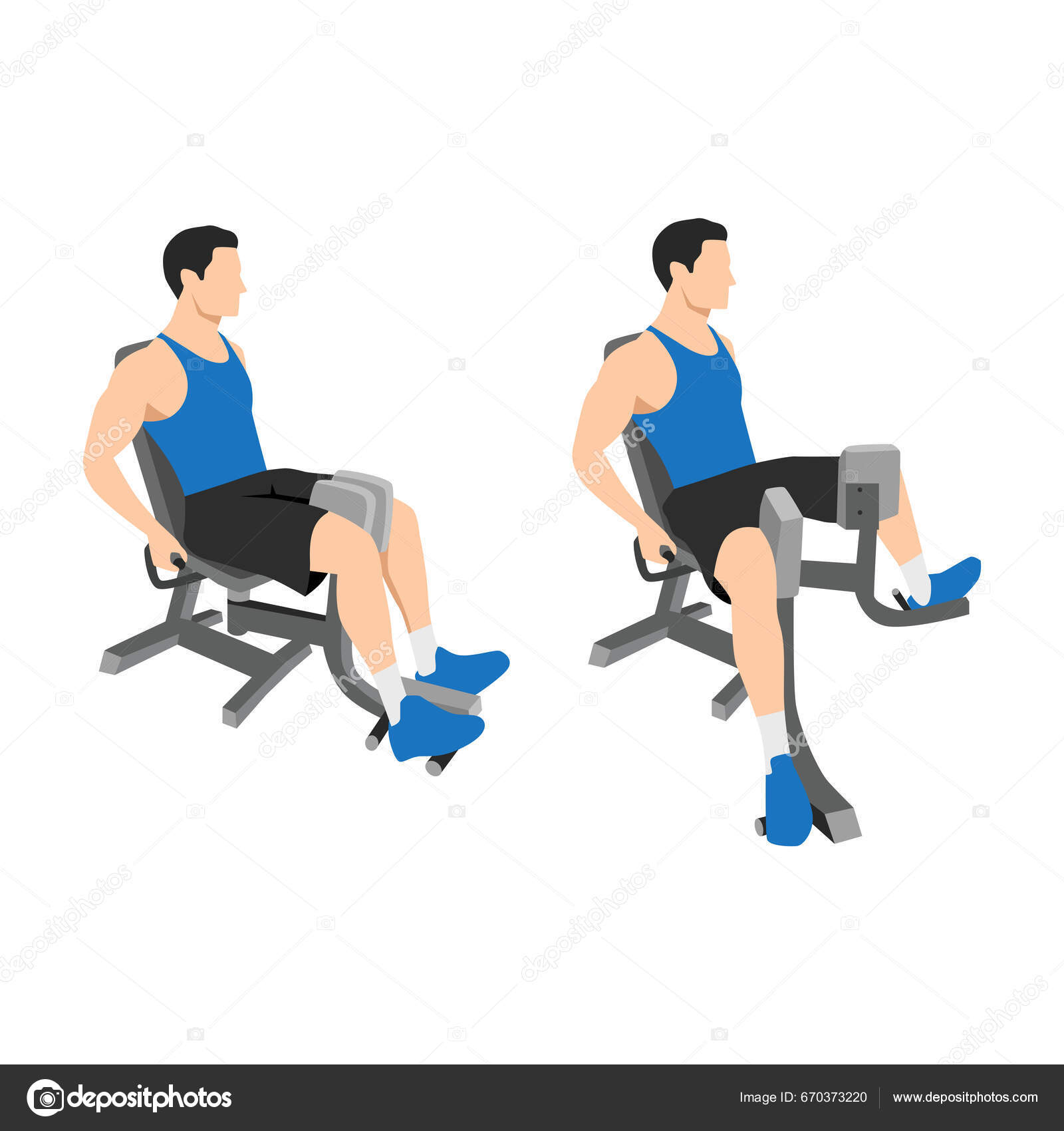 Homem Fazer Máquina Elevação Lateral Sentada Exercício Poderes