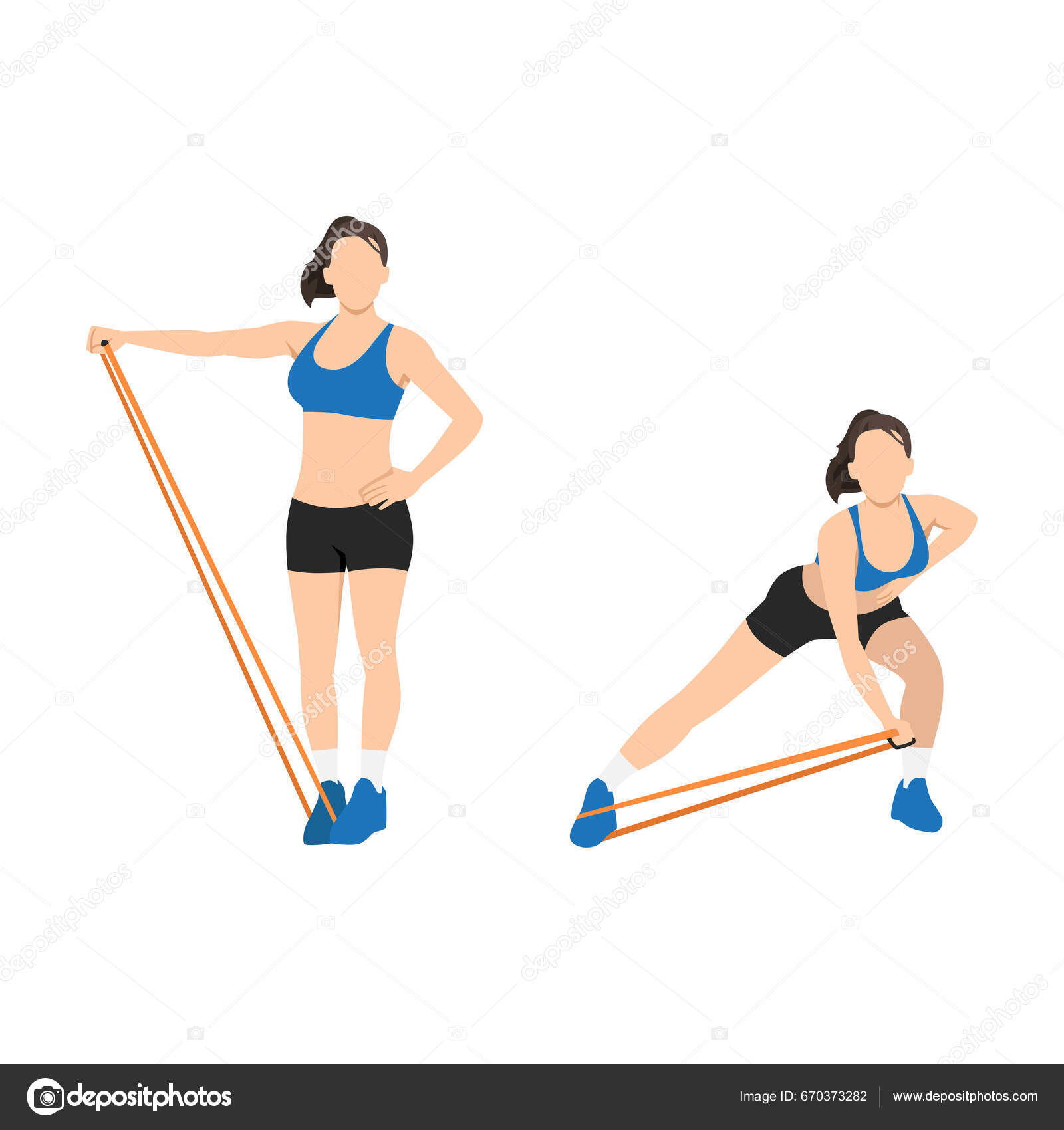 사이드 라운지 운동을 배경에 일러스트 스톡 벡터 - ©lioputrahard@gmail.com 670373282