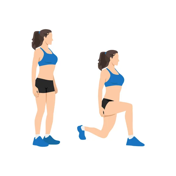 做体重活的妇女在白色背景下凸出平面矢量图解 — 图库矢量图片