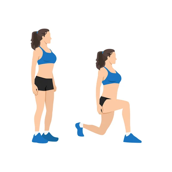 做体重活的妇女在白色背景下凸出平面矢量图解 — 图库矢量图片