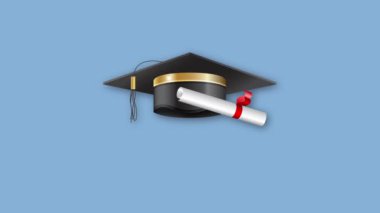 Animasyon Tebrikler Kaligrafi. Mezuniyet şapkası animasyonu. Geçmişi. Renk Anahtarı ile siyah arkaplanı silebilir ya da Ekran Kipi kullanabilirsiniz