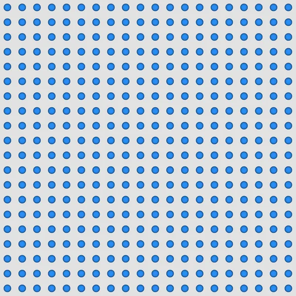 Blauwe Witte Polka Dot Achtergrond Vector — Stockfoto
