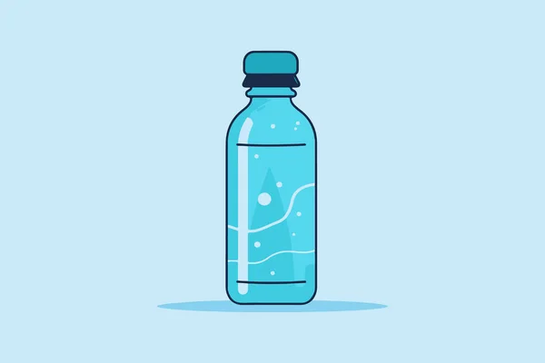 water bottle. vector illustration