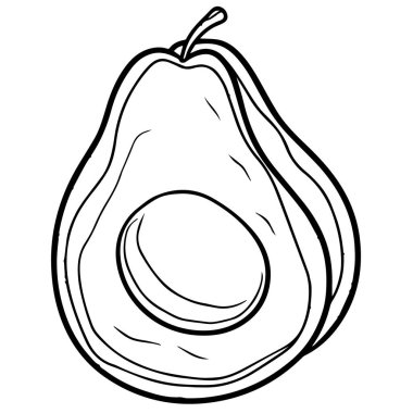 Yapraklı taze armut.