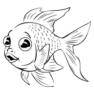 Bir balığın vektör çizimi