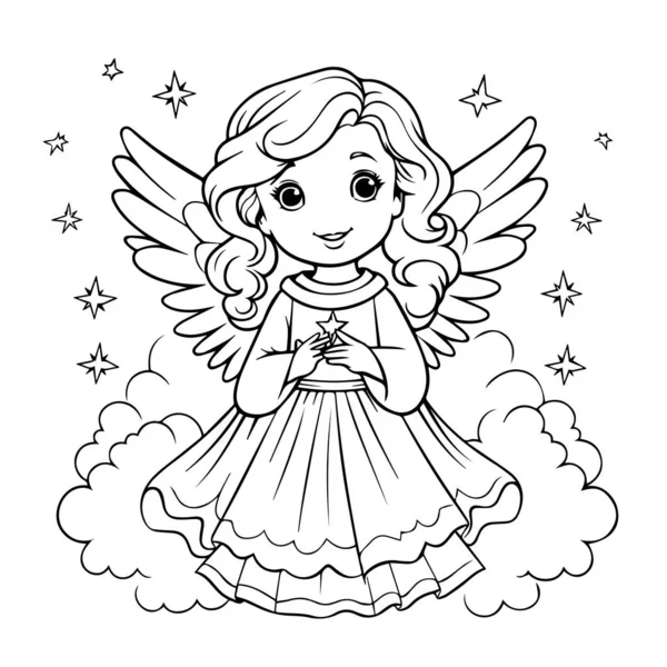 Yıldızlı sevimli melek.