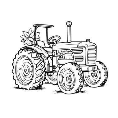 Çekicinin vektör çizimi.